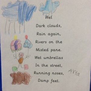 National Poetry Day - Wet by Shirley Hughes
